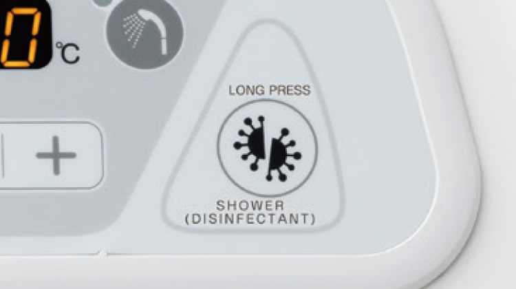 Disinfectant Button