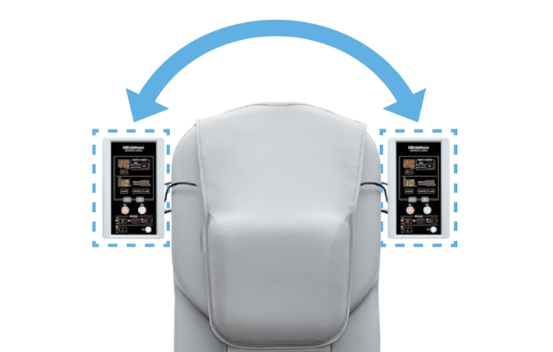 Free positionable operation panel