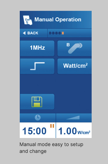 PHYSISONIC ES-7 manual mode