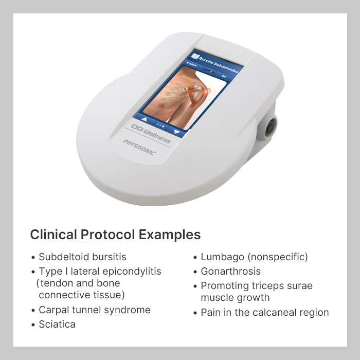 PHYSISONIC ES-7 clinical protocols