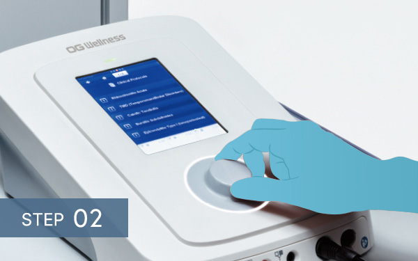 PHYSISYSTEM CT-7 step 2 symptom selection